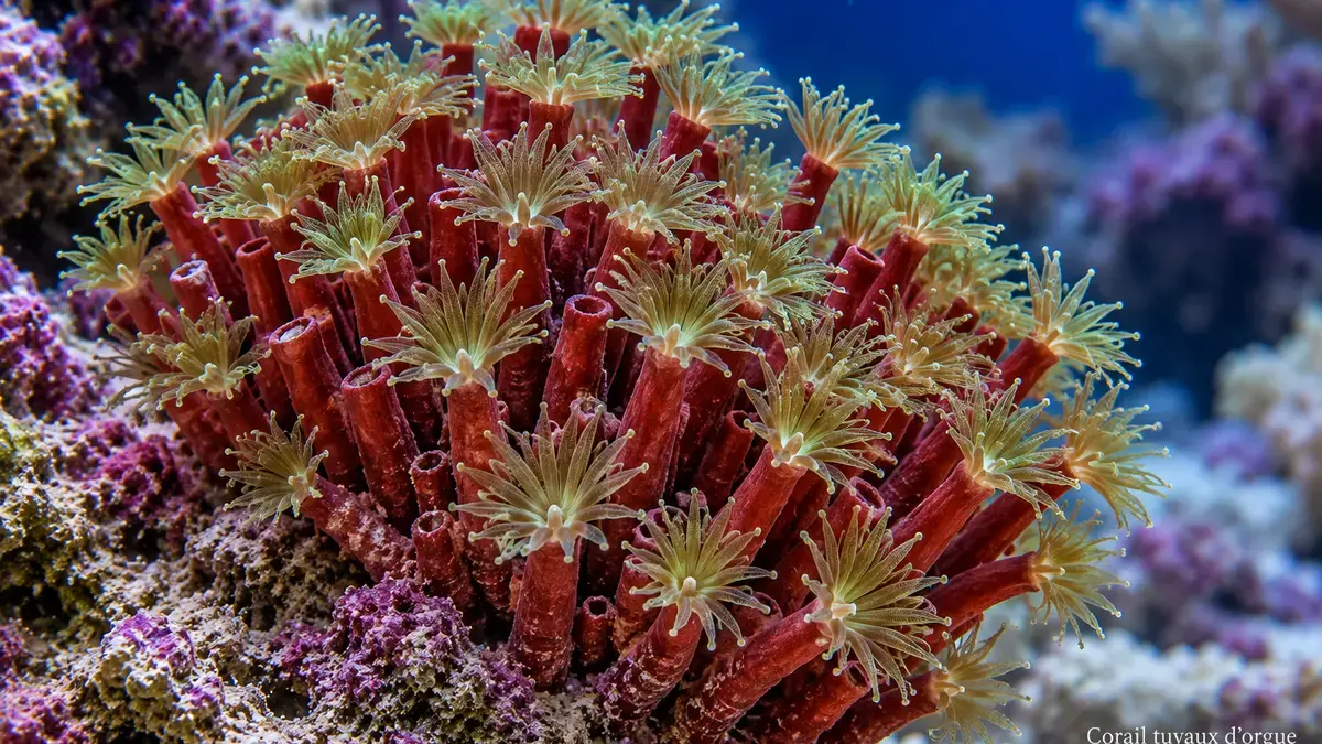 Corail tuyaux d'orgue