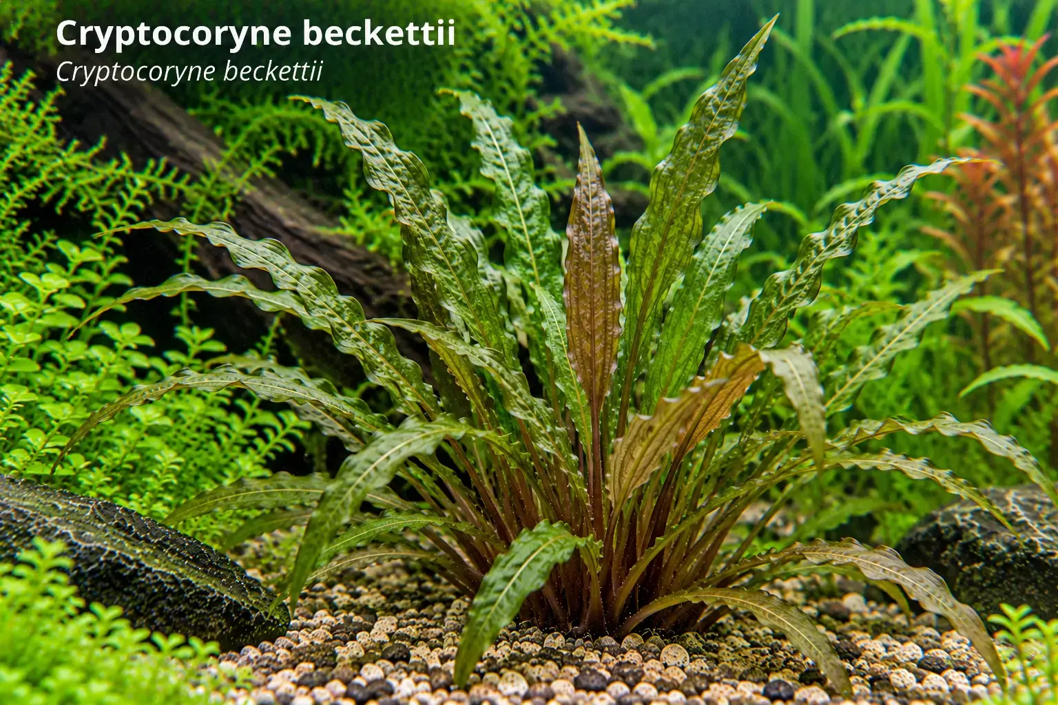 Cryptocoryne beckettii