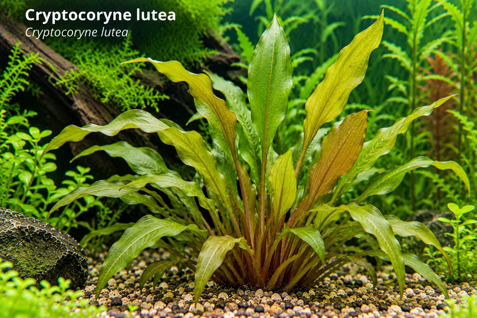 Cryptocoryne lutea