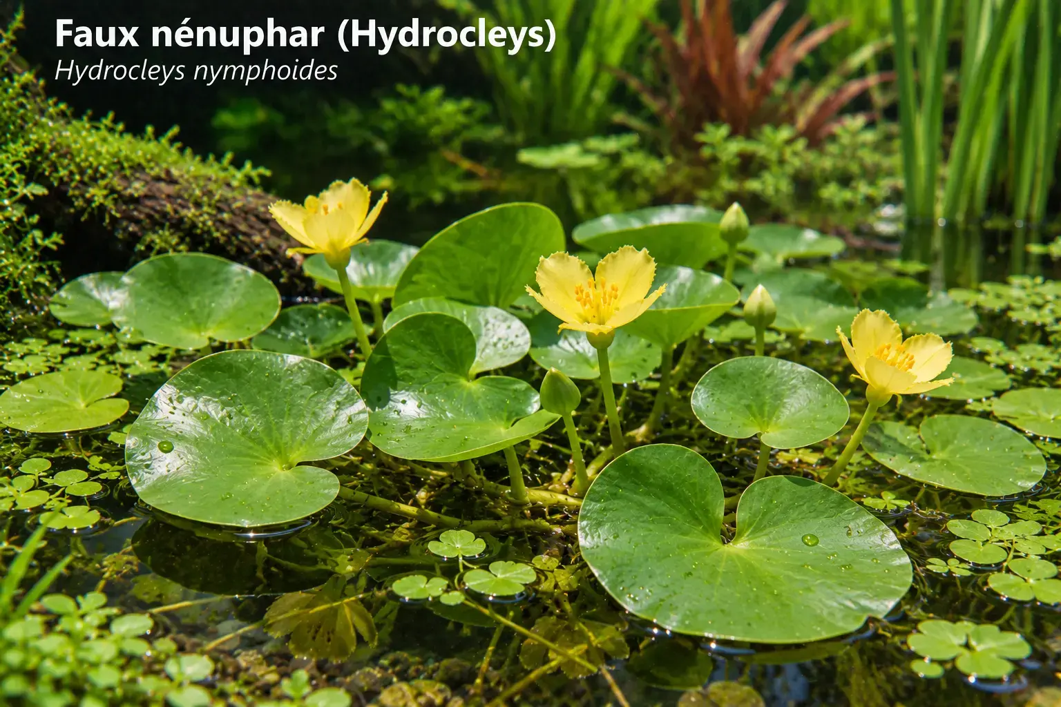 Faux nénuphar (Hydrocleys)