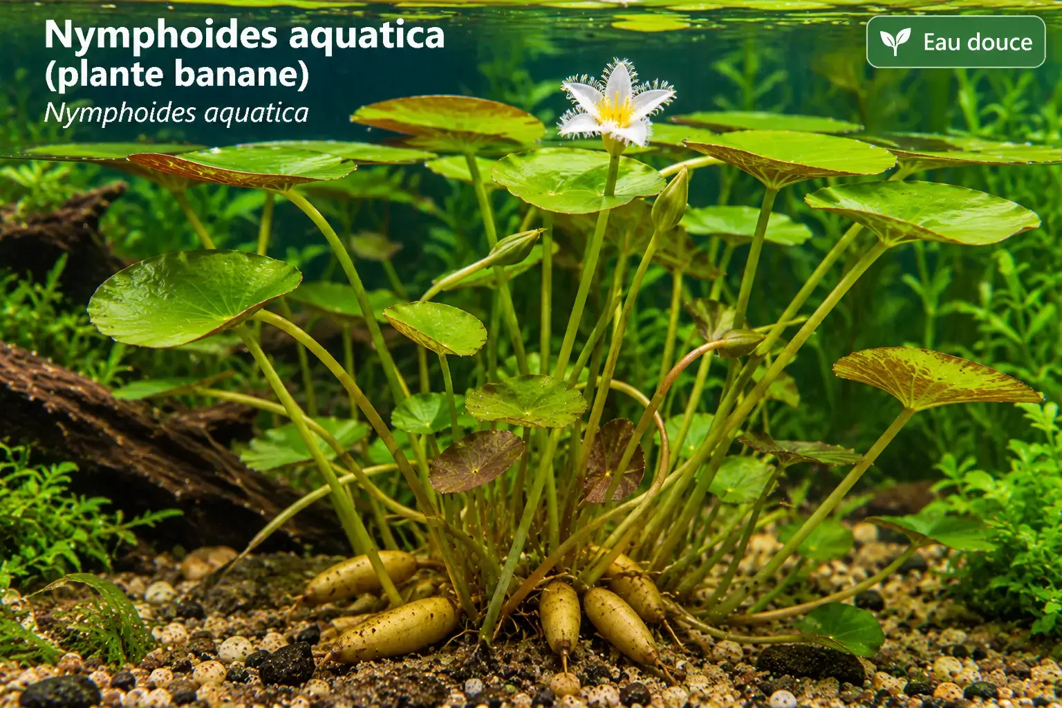 Nymphoides aquatica (plante banane)