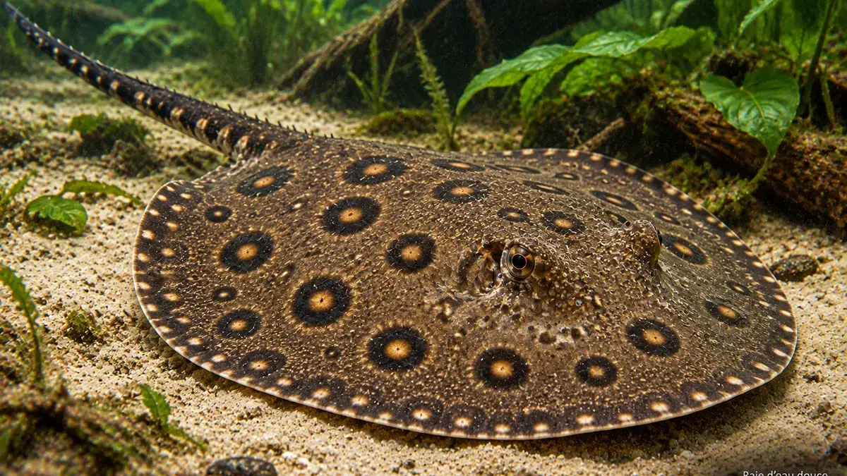 Raie d'eau douce (Potamotrygon motoro)