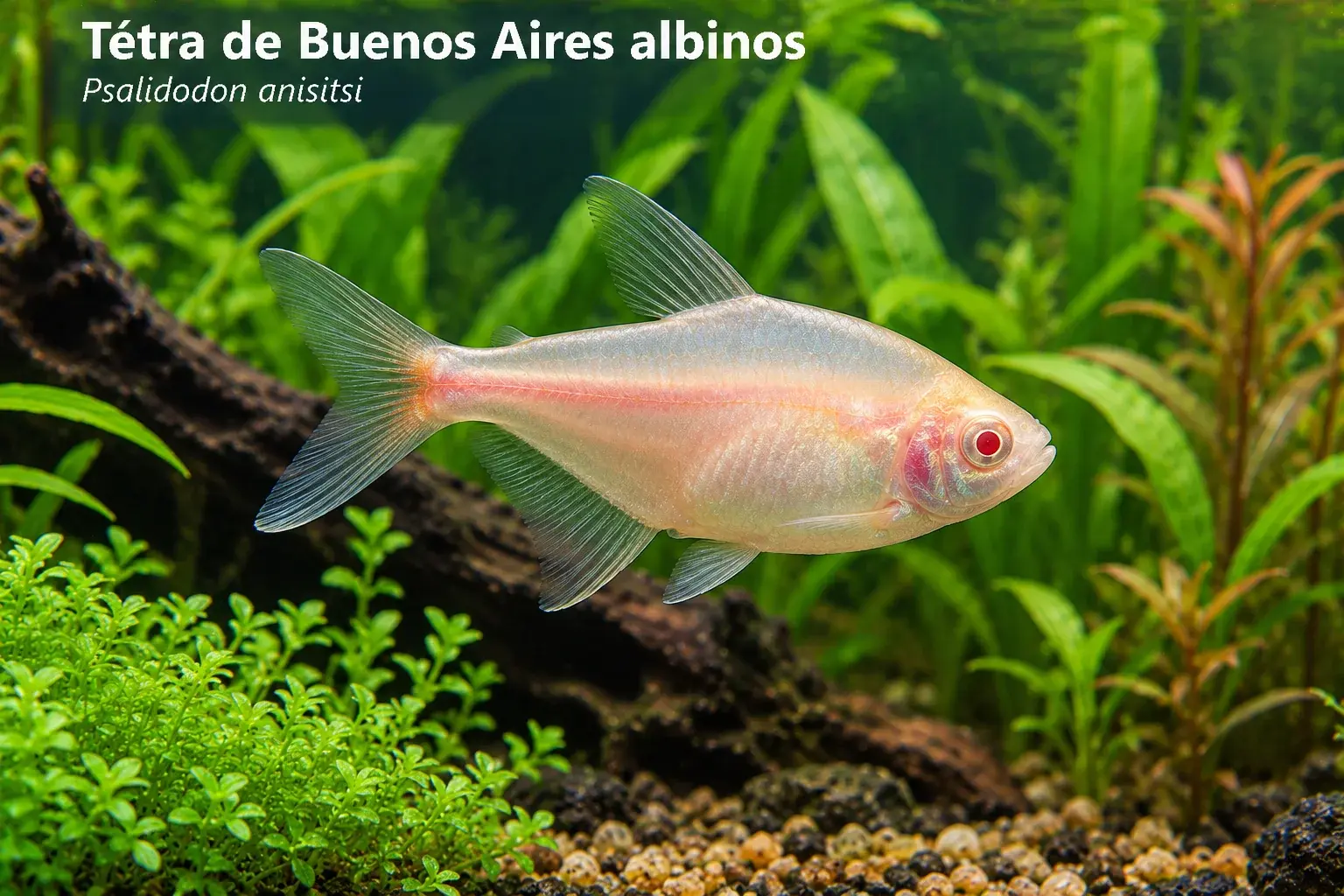 Tétra de Buenos Aires albinos