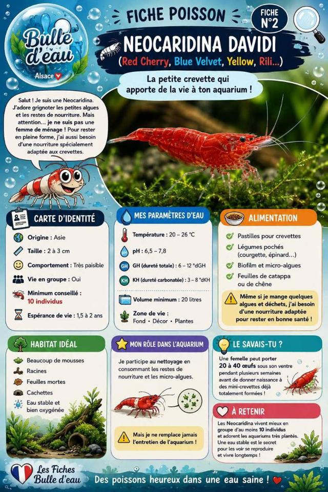 Neo caridina rouge