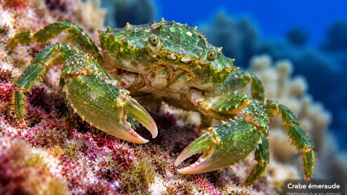 Crabe émeraude