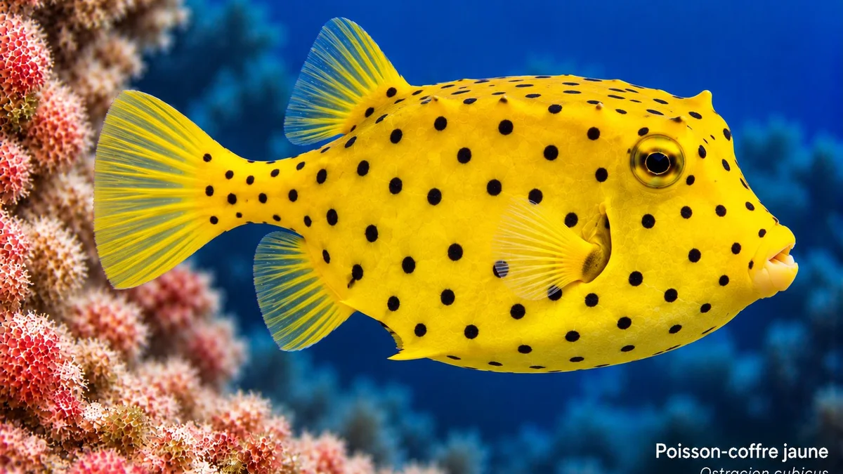 Poisson-coffre jaune