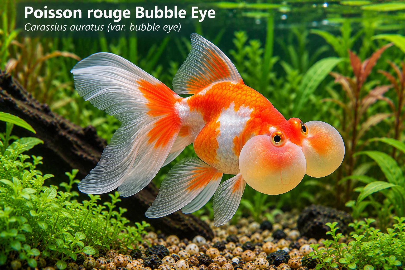 Poisson rouge Bubble Eye